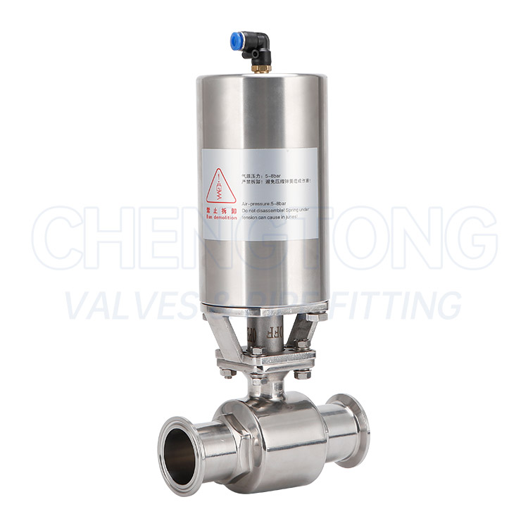 单作用立式气动球阀