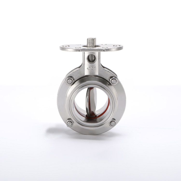 高平台快装蝶阀