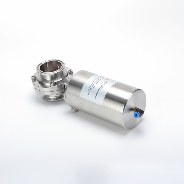 不锈钢气动快装蝶阀