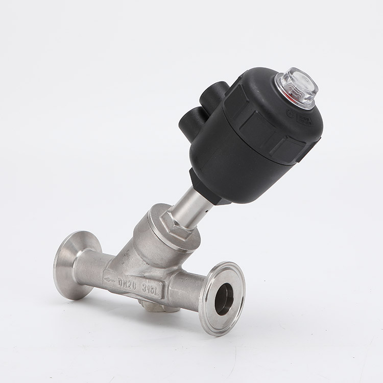 快装气动角座阀