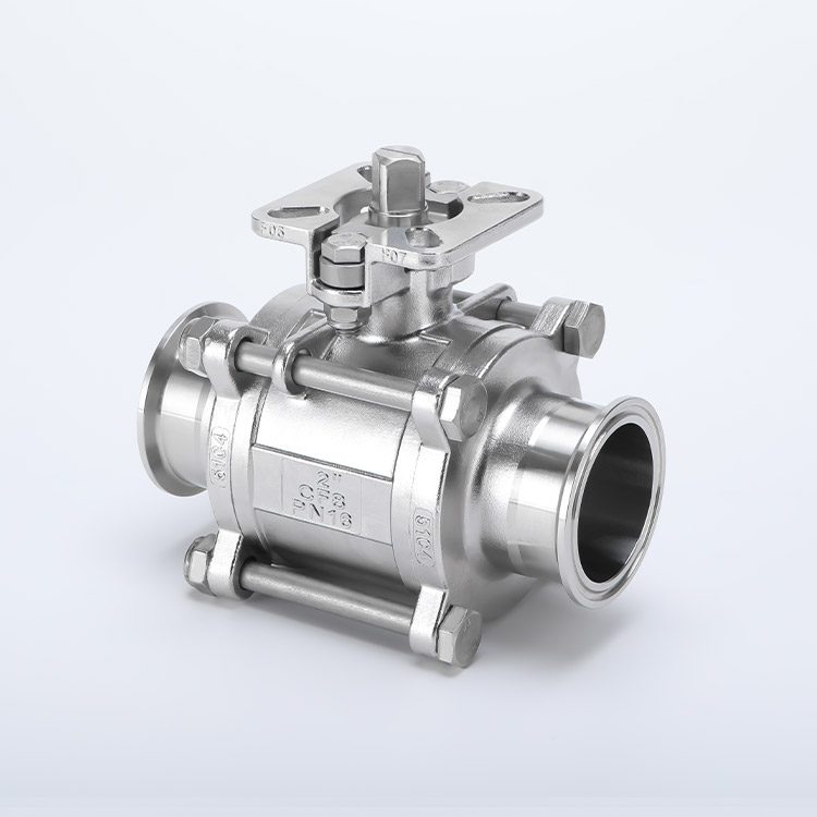 全包高平台三片式快装球阀