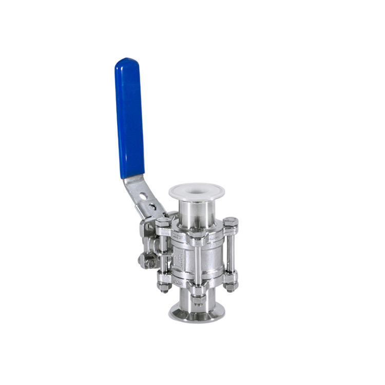 衬氟三片式快装球阀