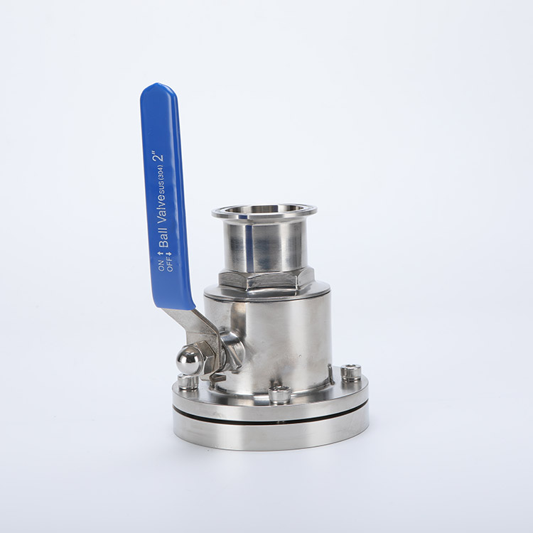 三片式快装罐底球阀