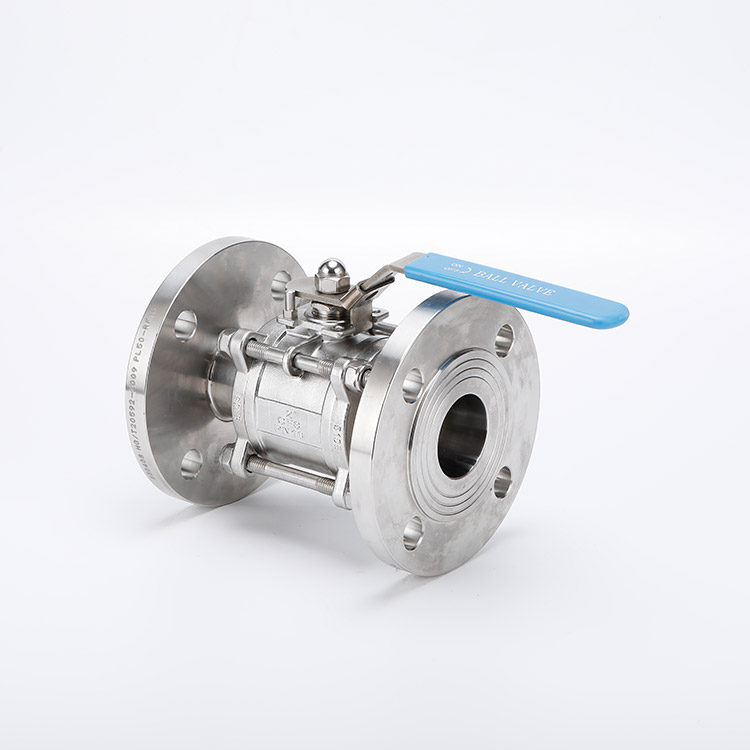 全包三片式法兰球阀