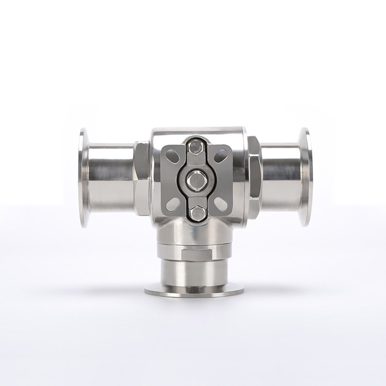 高平台真空三通球阀