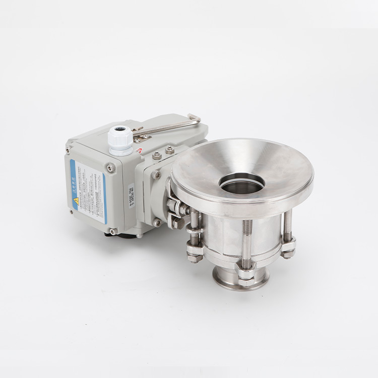 电动三片式罐底球阀