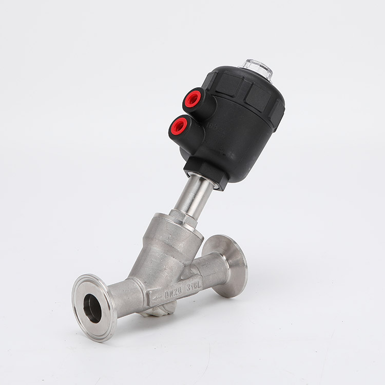 快装气动角座阀